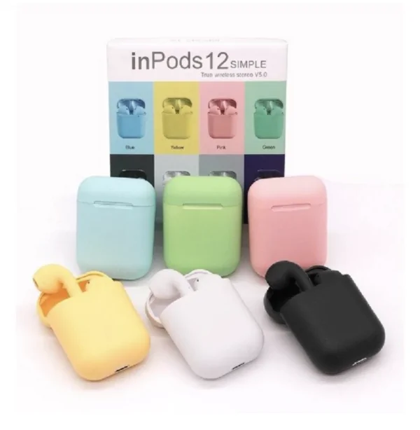 Auriculares inalambricos inpod12 negros