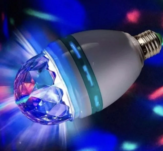 Foco bolichero con filtro de estrella